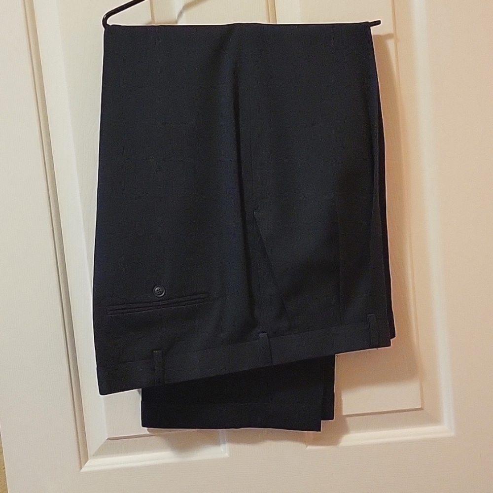 Perry Ellis Portfolio Navy Blue Slacks 40x30